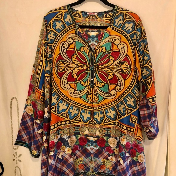 Johnny Was Bohemian Tunic - Picture 1 of 4